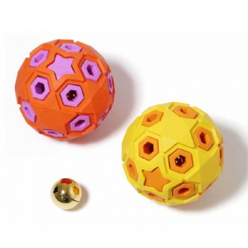 HN24-EB-113 hollow ball natural rubber dog toy