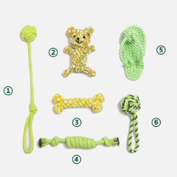 HN24-CNXF-025 cotton rope dog toys set