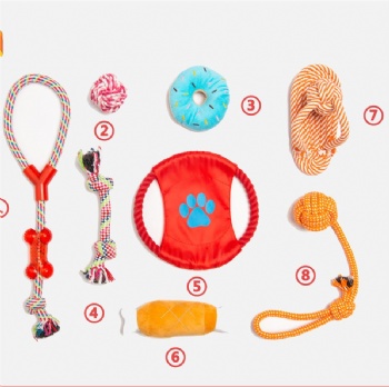 HN24-CNXF-032 cotton rope dog toys set