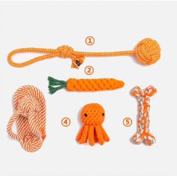 HN24-CNXF-033 cotton rope dog toys set