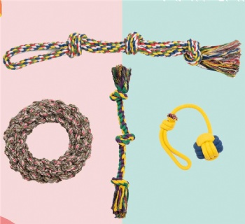 HN24-CNXF-039 cotton rope dog toys set